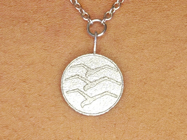 C pendant for necklace