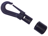 Plastic carabiner clasp