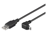 USB angled cable Micro-B
