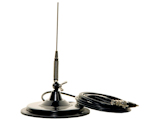 Radio antenna with magnetic base