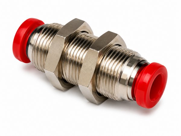 PU pipe - bulkhead connection PU pipe - bulkhead connection