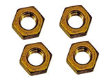 Hexagon nuts Messing