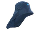 Glider pilot hat with neck protector