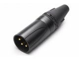XLR Kabelstecker CN schwarz XLR Kabelstecker CN schwarz